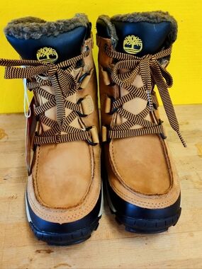 Timberland Chillberg Waterproof Boots Wheat NuBuck Kids Size 13